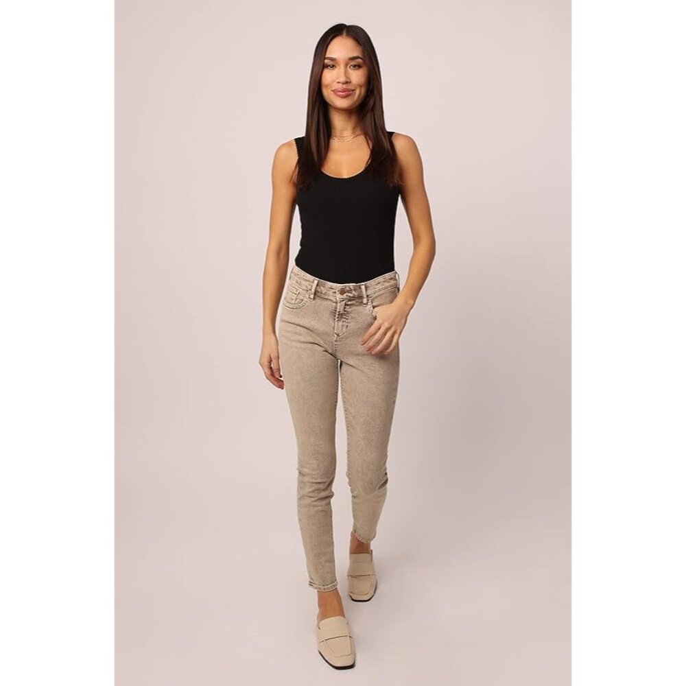 DEAR JOHN Women's High Rise Gisele Skinny Leg Jeans in Biscotti - Sz 28*